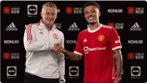 Manchester United Complete Signing Jadon From Dortmund