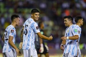 Argentina has extended its unbeaten games to 21 on Thursday with a win over Venezuela in its World Cup qualifier in Caracas.  Lautaro Martinez unbolted the scoring in first half injury time after Venezuela had been reduced to 10 men by Luis Adrian Martinez’s red card for a reckless challenge on Messi. Analyzing history, Venezuela had beaten Argentina only once in 14 previous World Cup qualifiers. And a possible comeback went blank due to self-acquired red card. With a man advantage, the Argentine had most of the ball in the second half and added two more goals in the 71st and 74th minutes through substitutes Joaquin Correa and Angel Correa. Fortunately, Yeferson Soteldo scored a consolation penalty for Venezuela in stoppage time. Messi, who has played just 24 minutes this season with his new club Paris St Germain, was on the field for the whole game, but unable to register a goal on the score-sheet. Messi started his first match since the final of the Copa America on July 10, and ended with him being fouled as Venezuela struggled to contain him. Venezuela is the only one of the South American countries never to qualify for the World Cup, and its chances of breaking through seems slim as the defeat left it with just four points from seven matches. Argentina is second in the 10-team South American qualifying group for next year's World Cup, behind Brazil, which faces Chile on Thursday. The top four teams qualify automatically for Qatar, and the fifth-placed side goes into an inter-regional playoff. In a related development, Ecuador beat Paraguay 2-0, Bolivia drew 1-1 against Colombia and Algeria beat Djibouti 8-0.