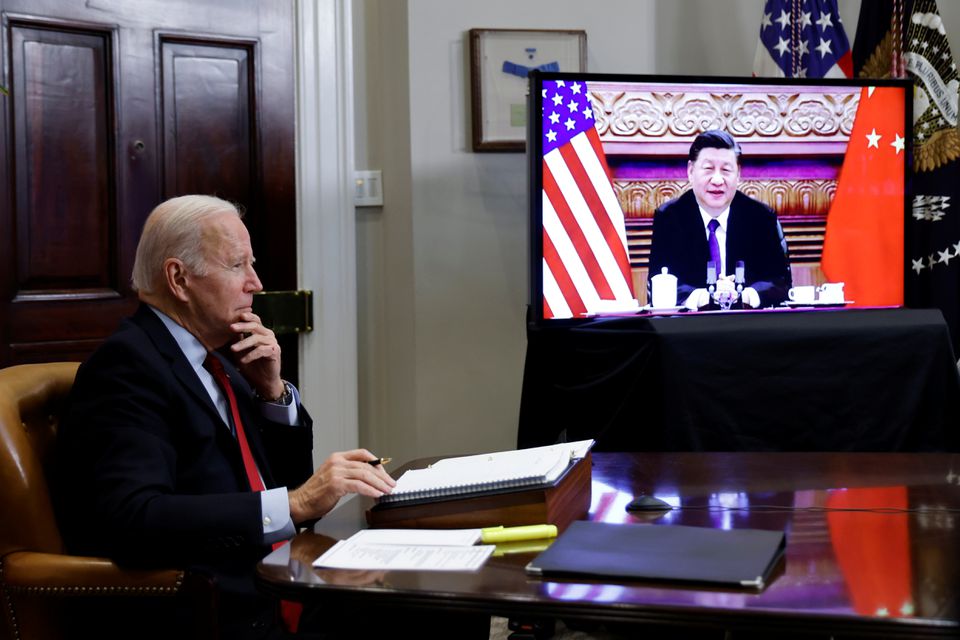 Joe Biden Xi-Jinping virtual call on Thursday