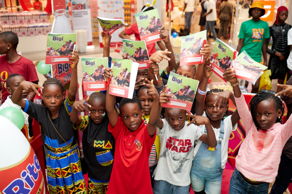 Drum rolls as Bigi and Sosa Fruit Drink of Rite Foods Share exciting moments with Children in Lagos