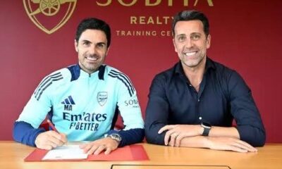 Mikel Arteta signs new three year deal with Arsenal