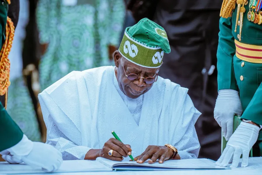 President Tinubu swears in seven new ministers