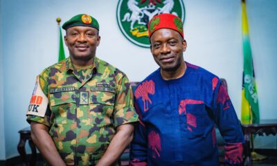 GOVERNOR SOLUDO RECEIVES GOC 82 DIVISION, MAJ. GEN OLATOYE, BOTH REAFFIRM COMMITMENT TO COLLABORATION AGAINST INSECURITY