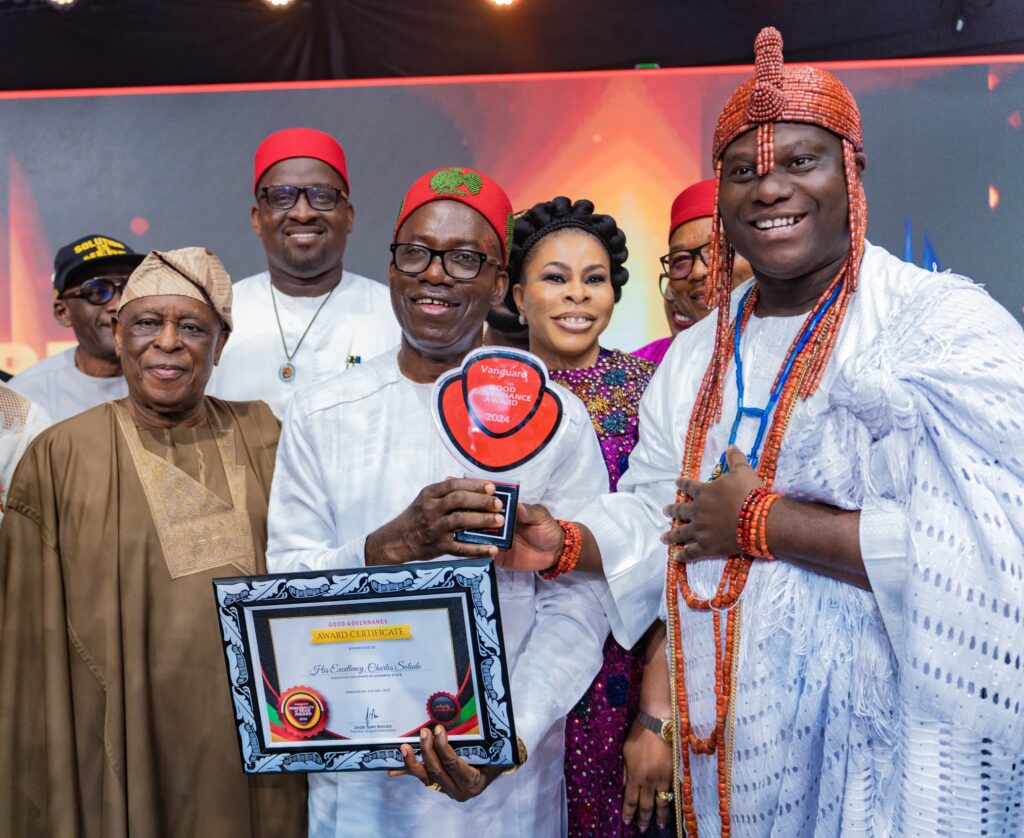 Governor Soludo Honoured with Vanguard Governor of the Year Award for Good Governance