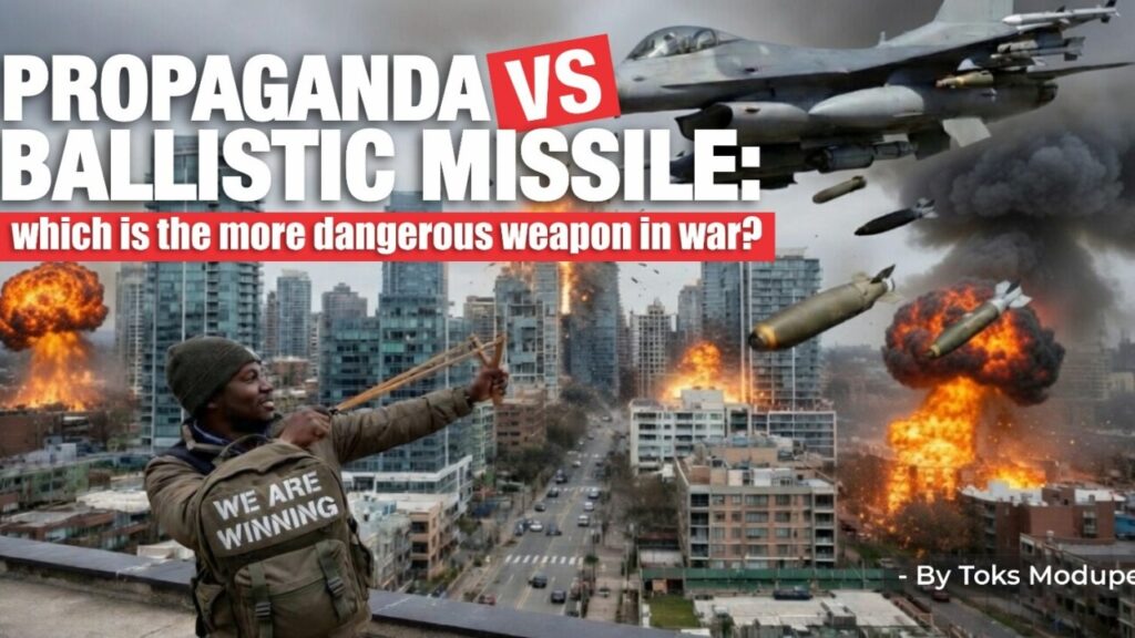 PROPAGANDA vs BALLISTIC MISSILES: WHICH IS A MORE DANGEROUS WEAPON IN WAR?  Adetokunbo Modupe